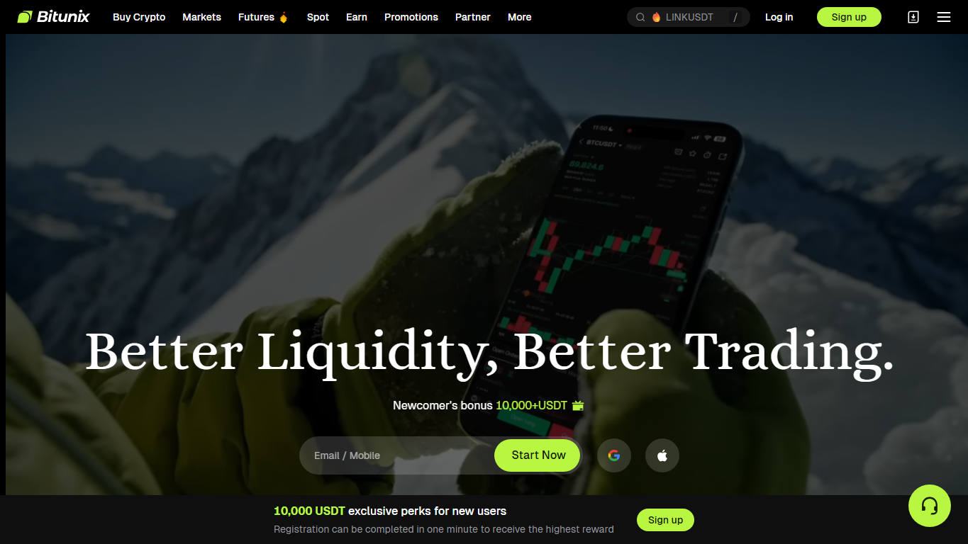 Bitunix product preview