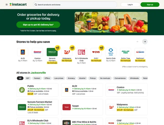 Instacart product preview