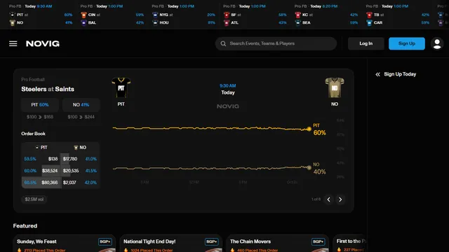 Novig product preview
